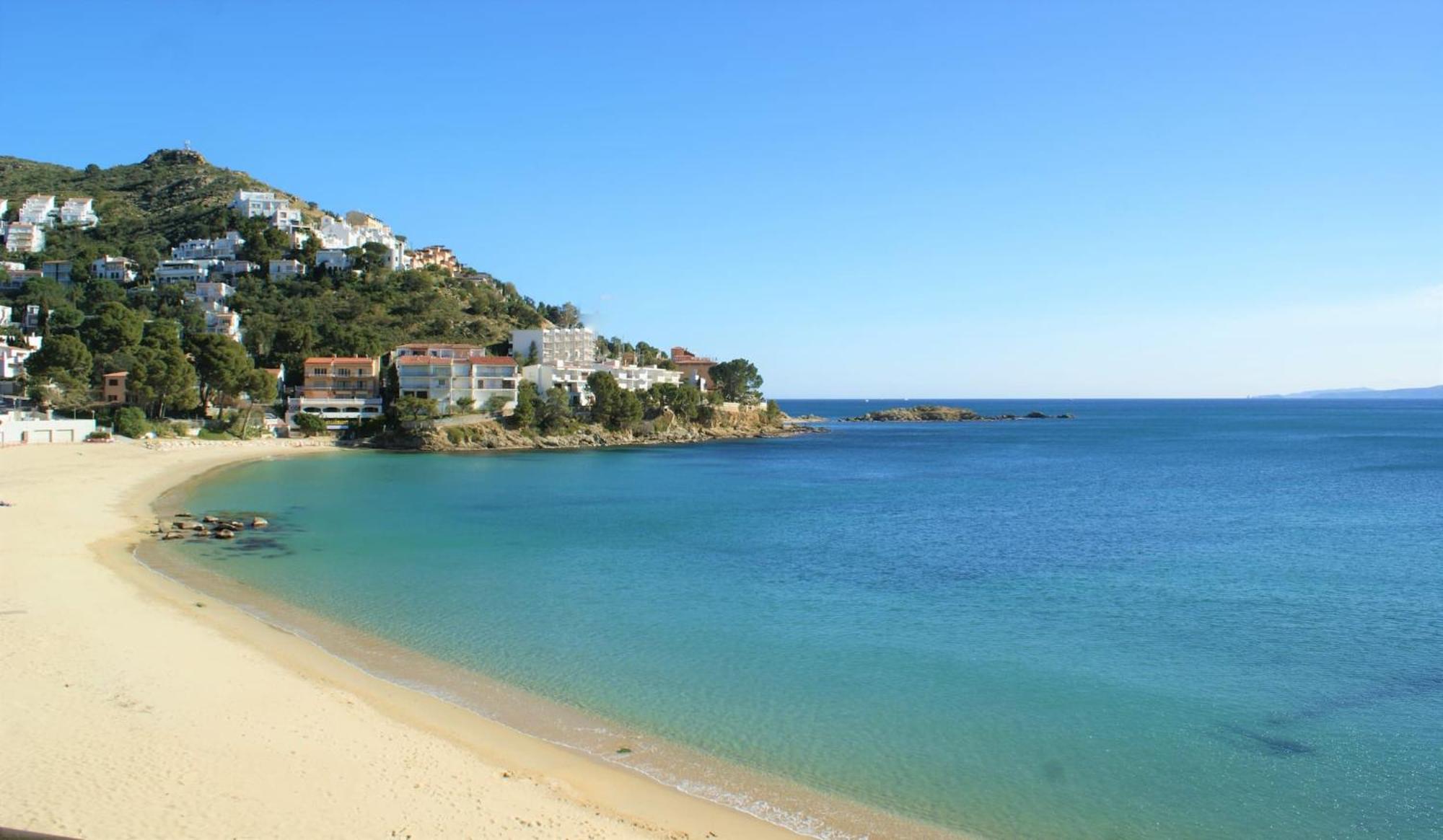 Apartamento En Roses Con Vistas Al Canal Y Piscina Eksteriør bilde
