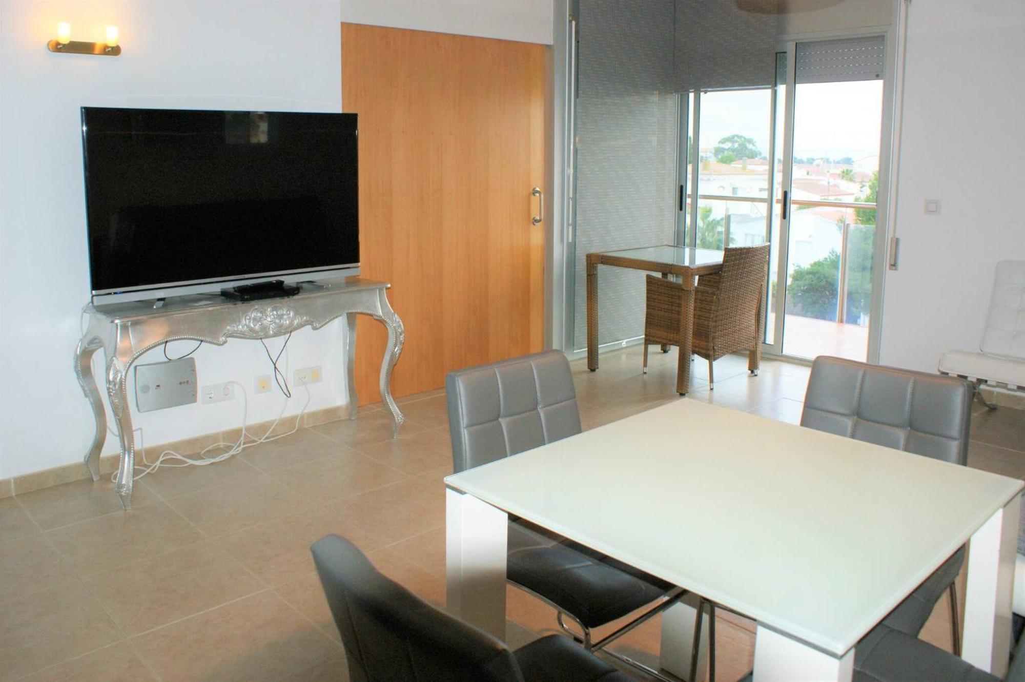 Apartamento En Roses Con Vistas Al Canal Y Piscina Eksteriør bilde
